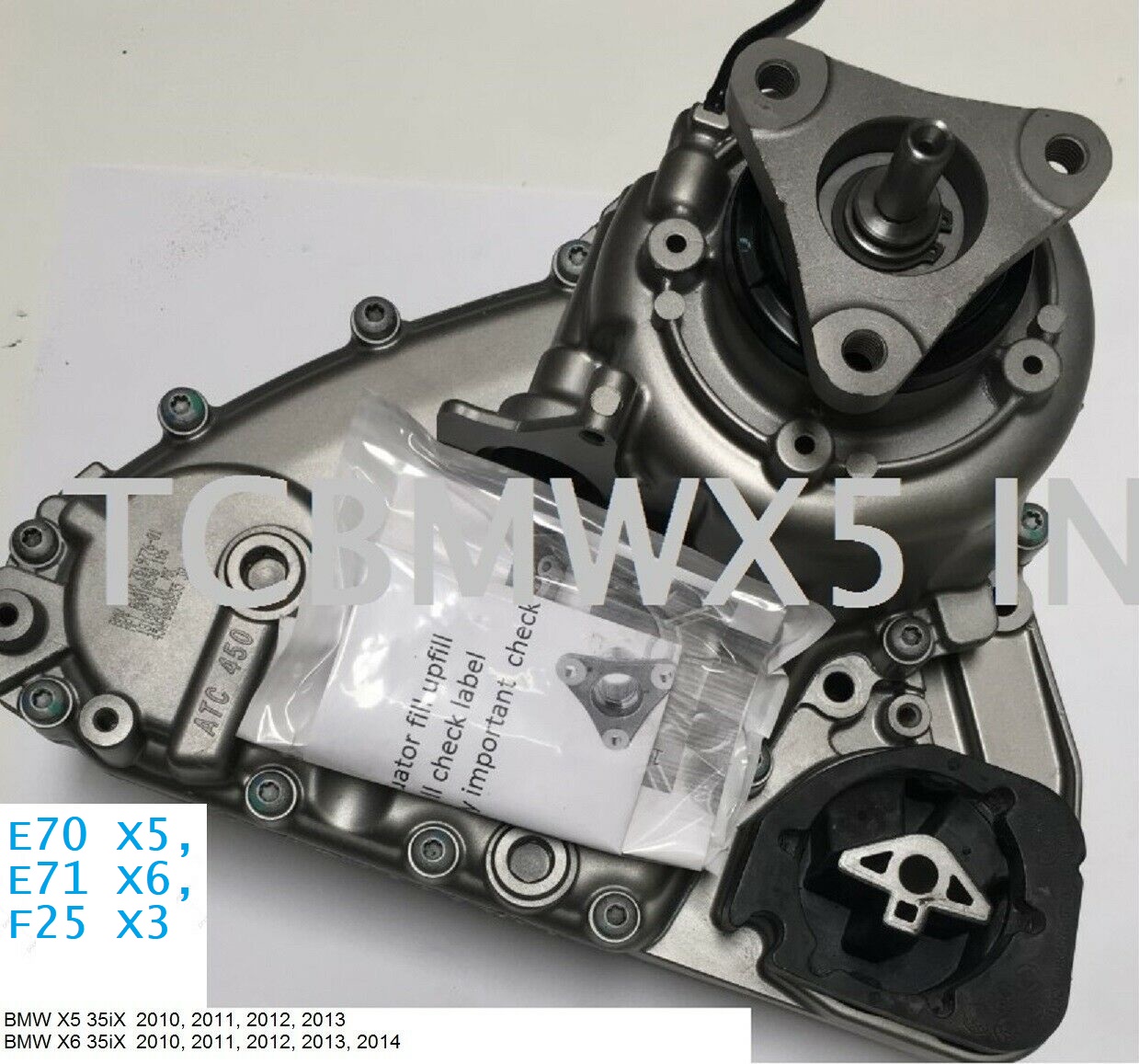 BMW X3 X5 X6 TRANSFER CASE ATC 450 REBUILT 1 YEAR