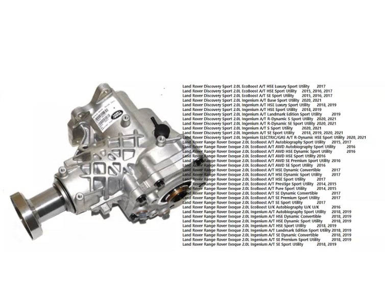 Land Rover Discovery Sport Front Differential Carrier Transfer Case